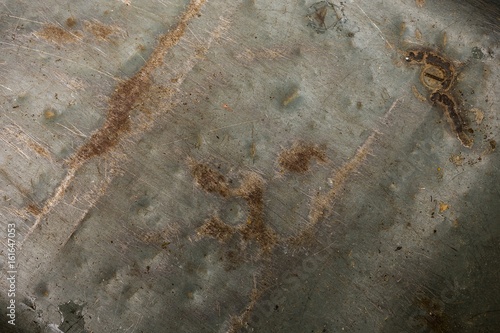 rusty metal plate texture background