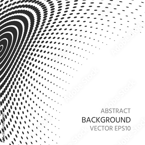 Abstract background of semitones. Distortion of space.