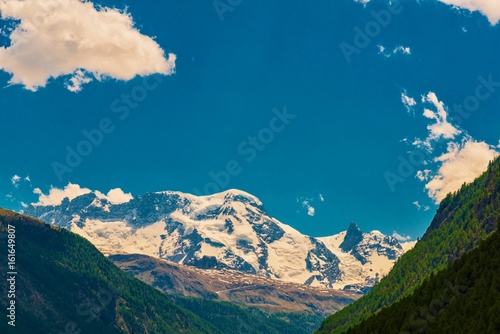 Zermatt panorama, Swiss ski resort