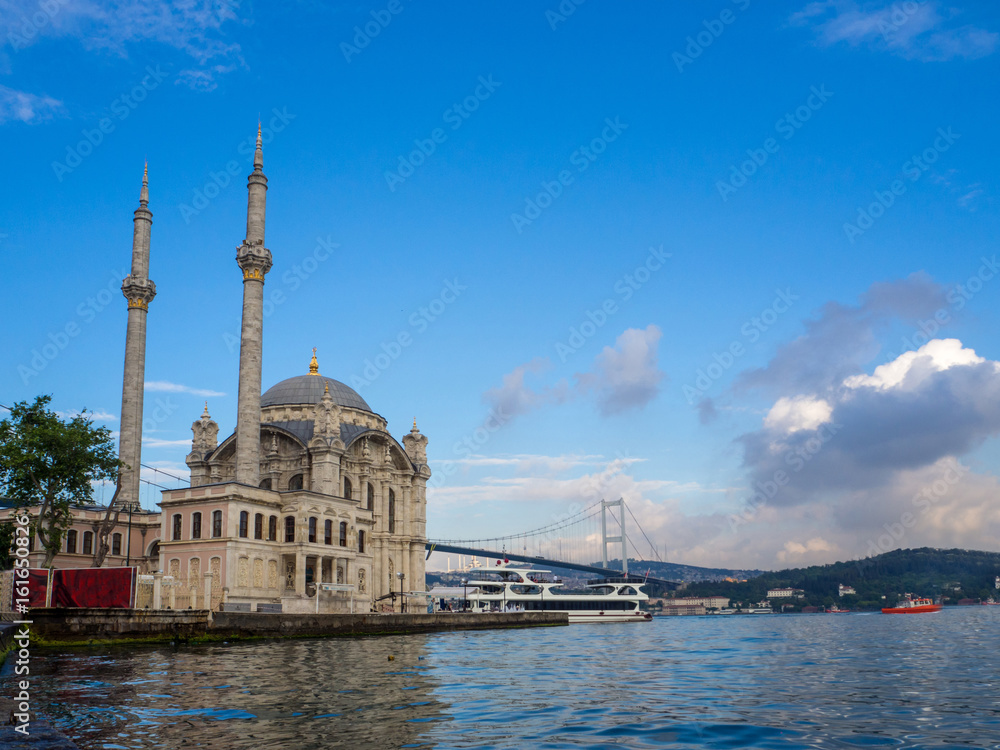 Ortaköy Mosque and Bosphorus bridge