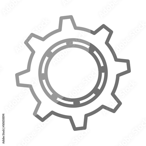 isolated gear icon vector illustration graphic design
