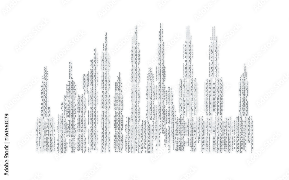 Fototapeta premium City skyline. Urban landscape City silhouette.