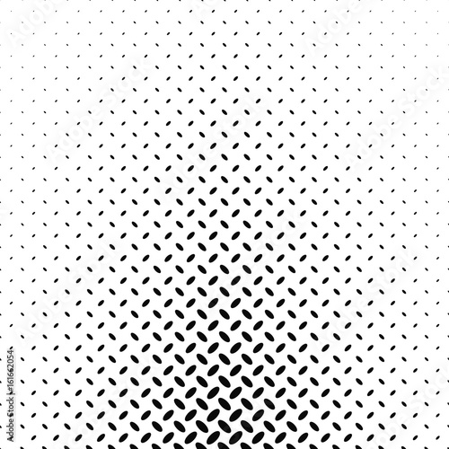 Abstract monochrome diagonal ellipse pattern