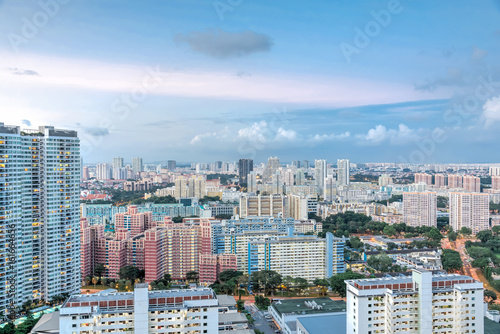 Photography Public residential condominium building complex at Toa Payoh neighborhood in Singapore
