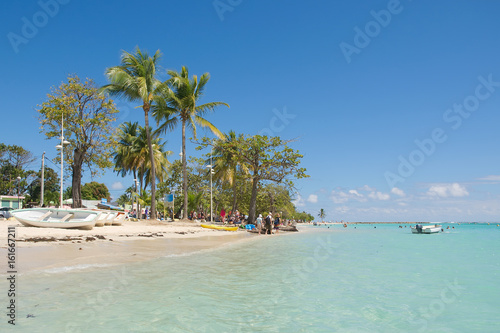Tropical beach of Sainte Anne - Caribbean Sea - Guadeloupe tropical island