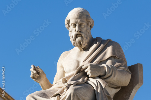 classic Plato statue photo
