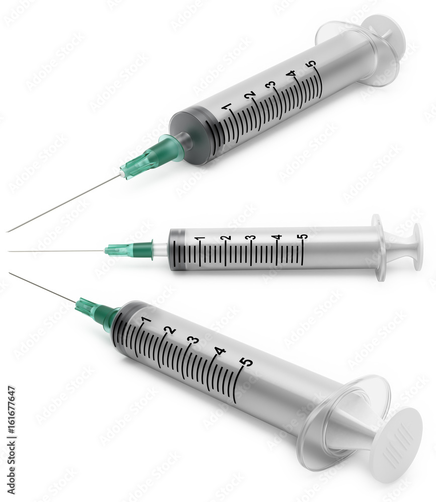 Empty medical syringe Empty medical syringe
