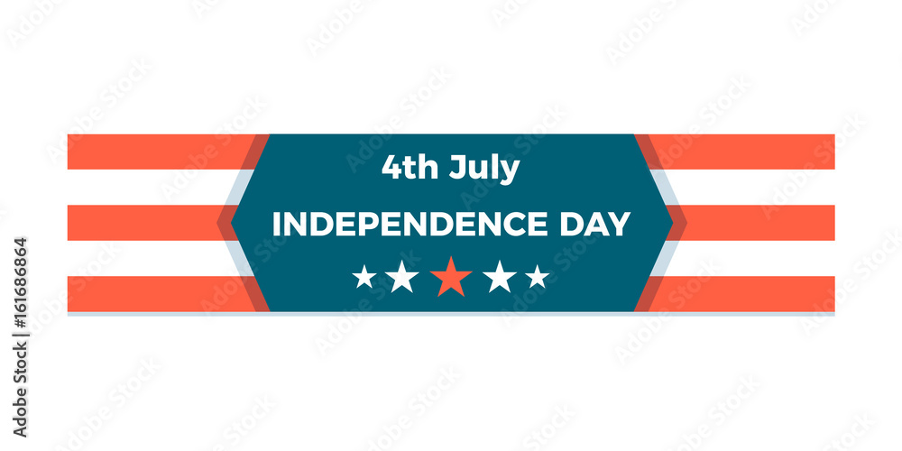 Φωτογραφία 4th of July, United states of America Independence Day holiday celebration banner