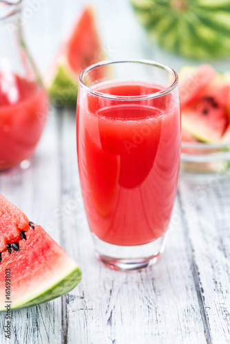 Watermelon Smoothie (selective focus)