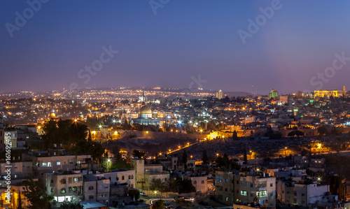 Jerusalem Old City at Night