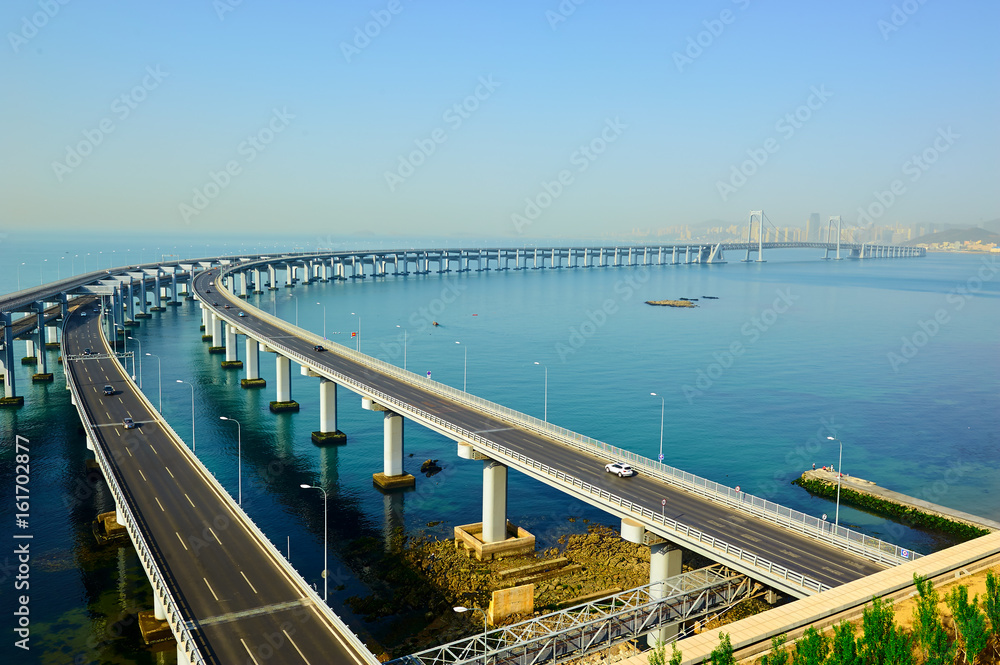 The Dalian Xinghai bay cross - sea bridge