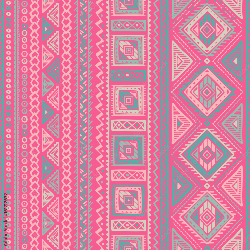 Ethnic Style Vector Seamless Pattern Ethnic Style Vector Seamless Pattern