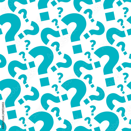 seamless question pattern and background vector illustration
