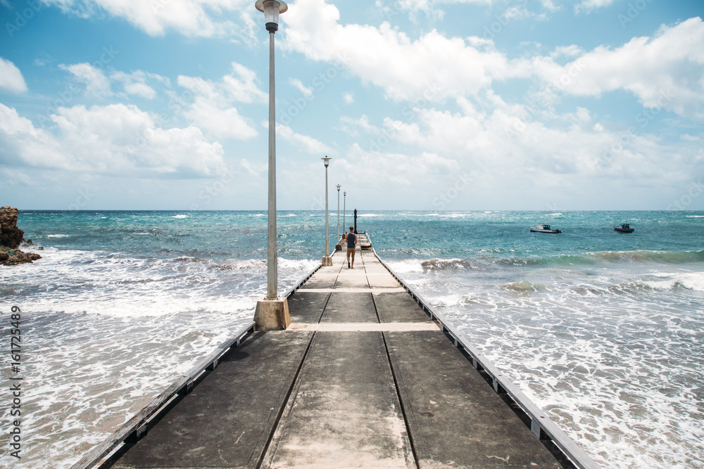 Barbados pier