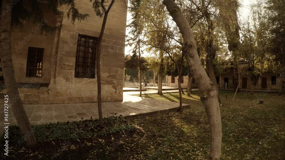 Courtyard Mosque of Halil-Ur-Rahman Near Balikligol Pool of Sacred Fish Urfa Courtyard Mosque of Halil-Ur-Rahman Near Balikligol Pool of Sacred Fish Urfa