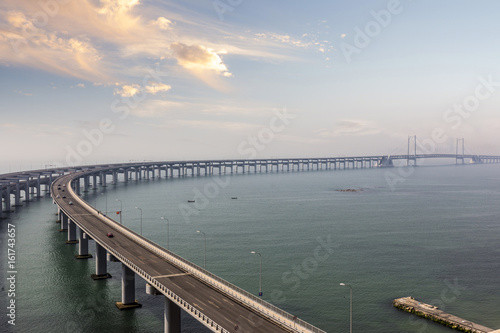 Bridge over the sea