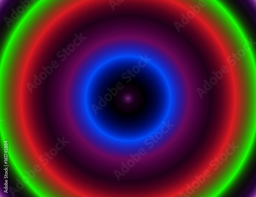 Neon Circles Illustration