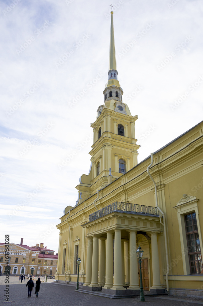 Place of interest of the city of St. Petersburg cathedral of Fortress of apostles Pyotr and Pavel
