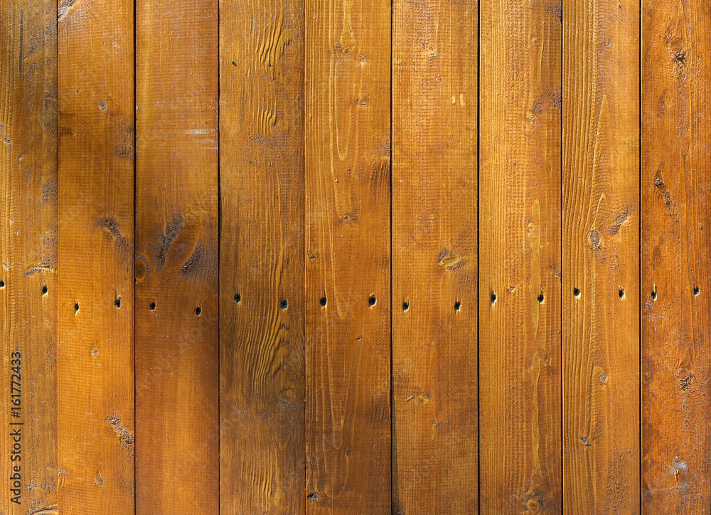 Background of wooden boards brown color with the nails. Background of wooden boards brown color with the nails.