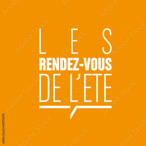 les rendez-vous de l'été