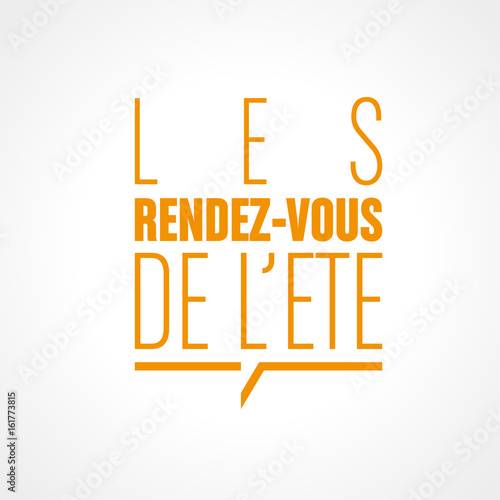 les rendez vous de l'été