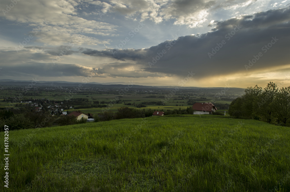 Obraz premium wschód, zachód słońca 