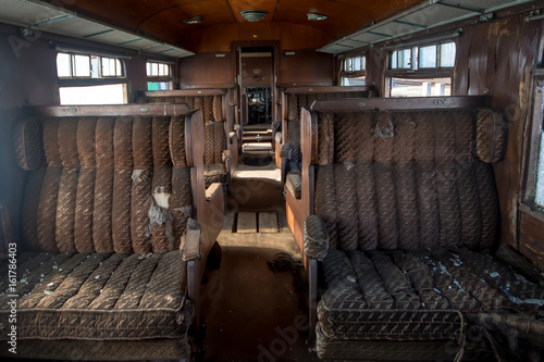 Fotografiet Abandoned train