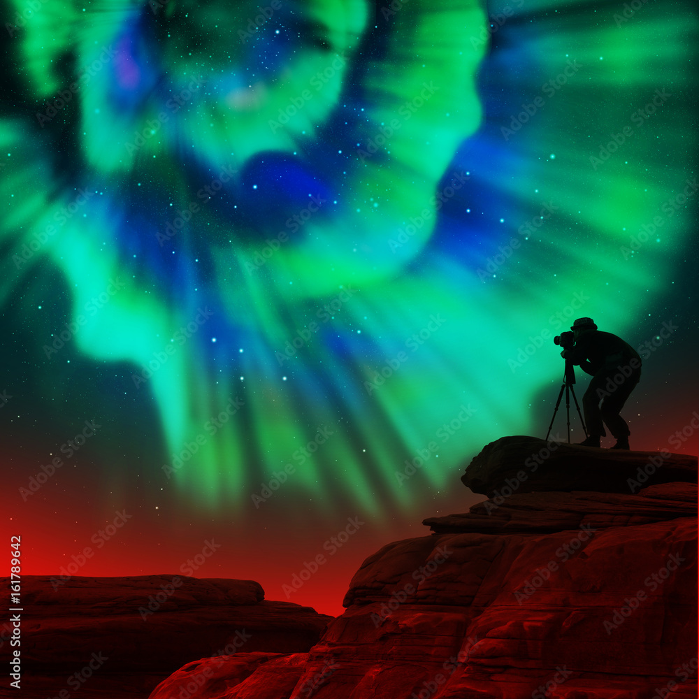 Fototapeta premium Aurora hunters