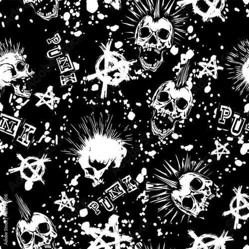skull_punk_background