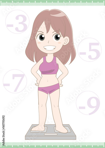 ダイエット女性3・イメージ