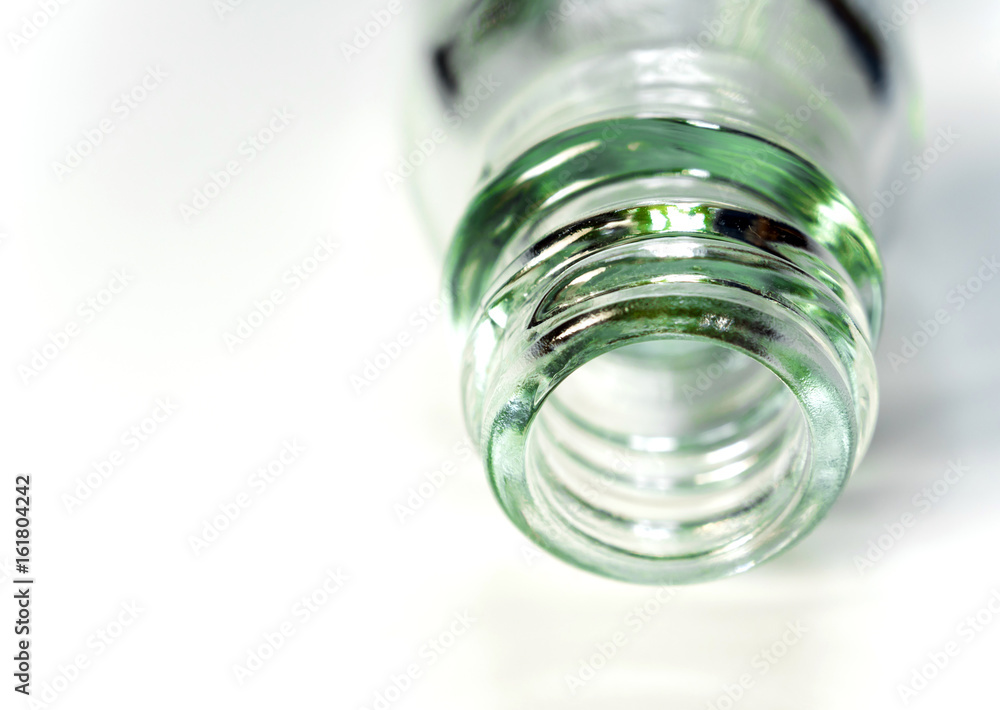 Close up glass bottlenose Close up glass bottlenose