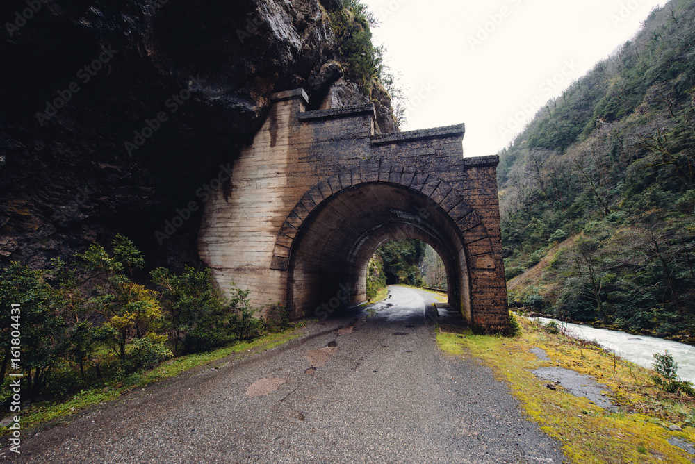 Road Tunnel - Mountain Tunnel in Abkhazia