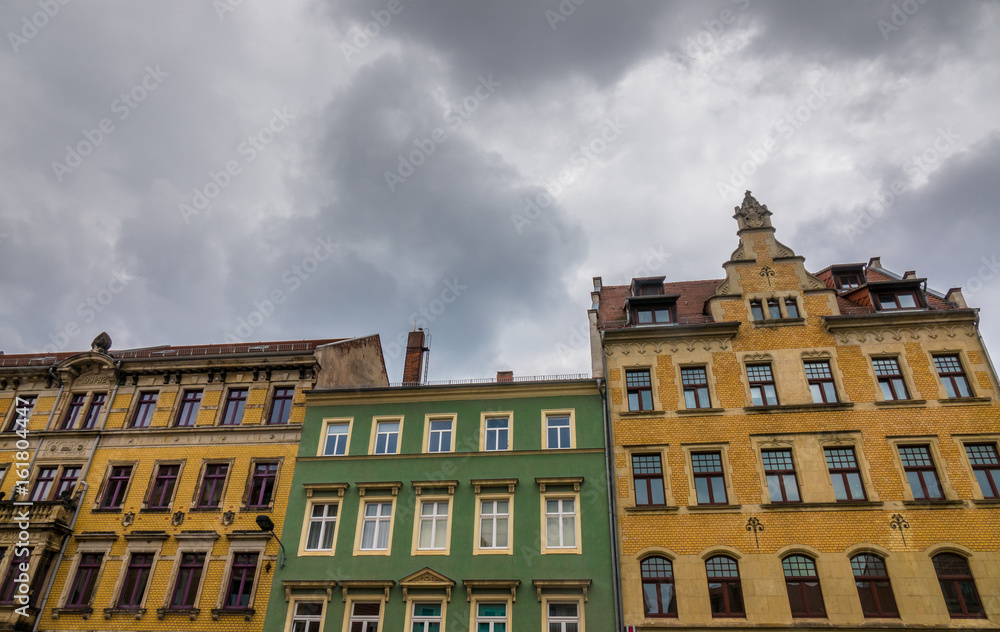 The old buildings of city Meissen, Germany