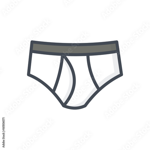 man panties underwear colored icon