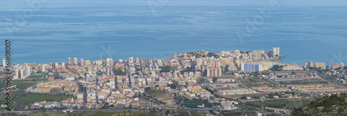 Panoramic of Oropesa del Mar (Castellon, Spain). [3:1 ratio].
