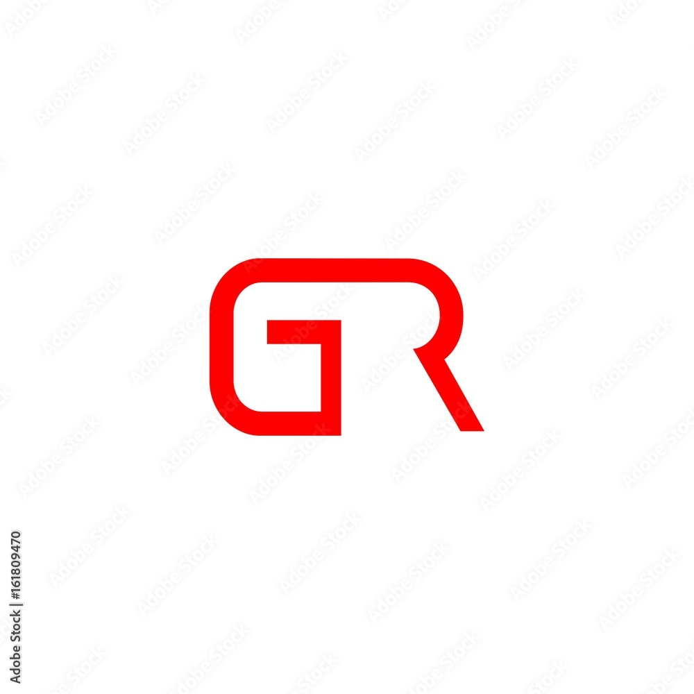 letter GR logo vector letter GR logo vector