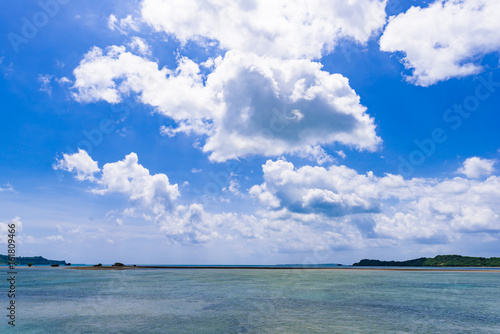 Clouds,sea. Okinawa, Japan, Asia.
 photo