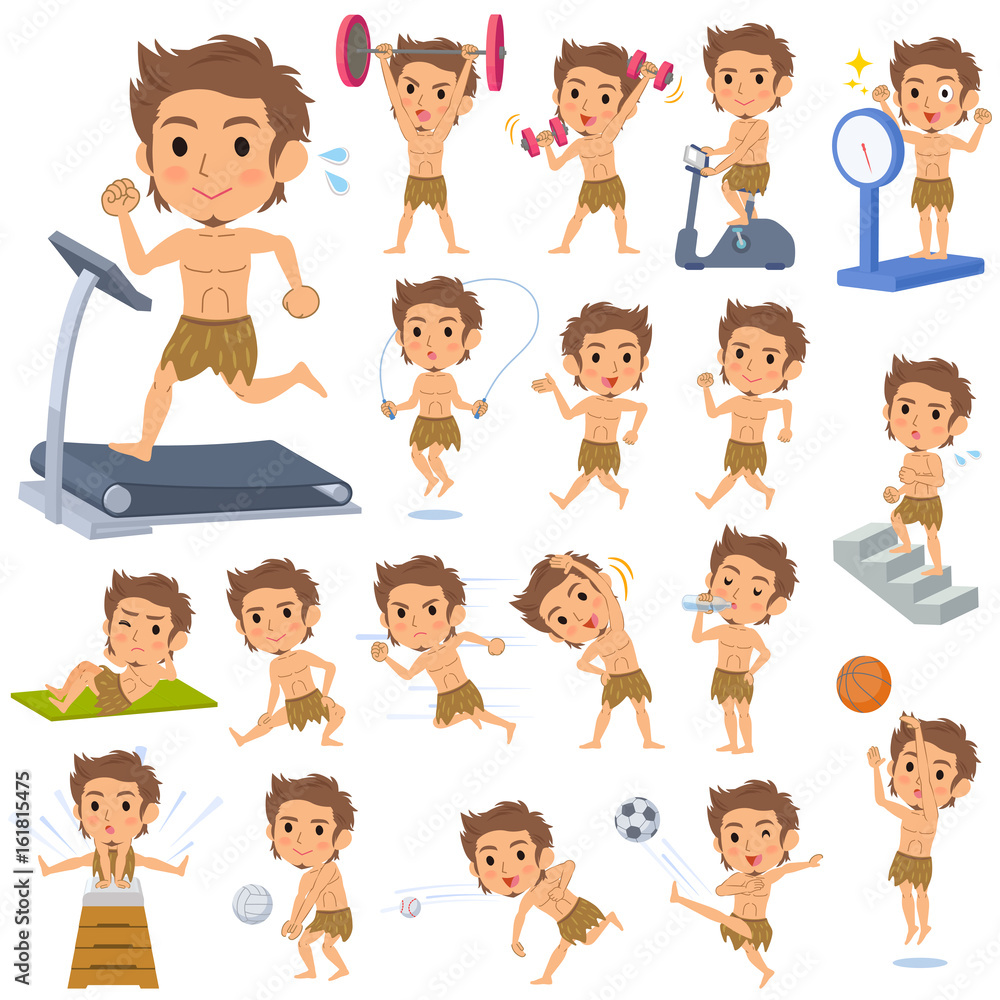 Primitive man loincloth style Sports & exercise Primitive man loincloth style Sports & exercise