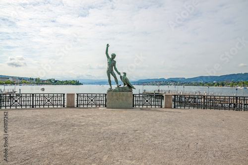 Ganymed Statue, Zurich, Switzerland photo