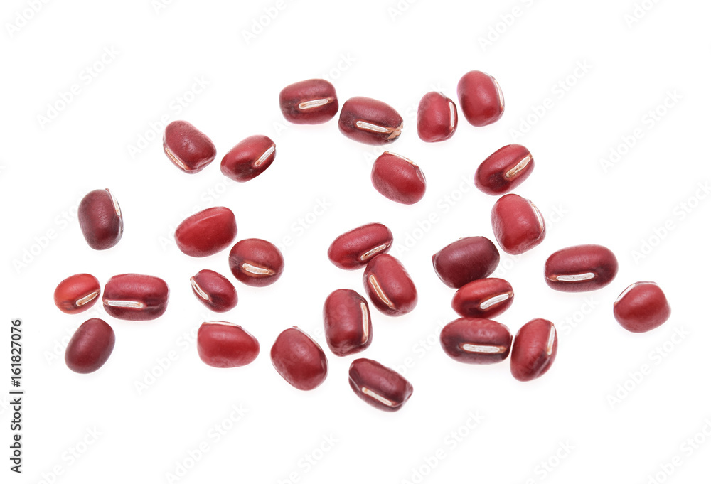 red beans isolated on white background red beans isolated on white background