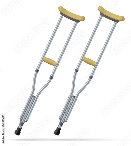Vászonkép Crutches