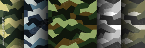 Vector seamless pattern camouflage photo