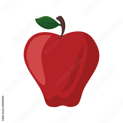 isolated sweet apple icon vector illustration graphic design