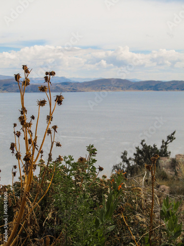 A view of Lake Titicaca from Taquile Island - Puno, Peru