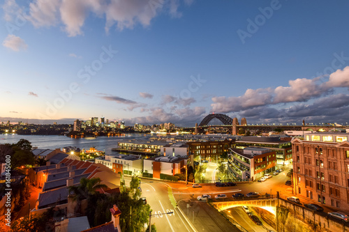 Photography Stunning HDR night shot of the night skyline in Sydney, New South Wales, Australia