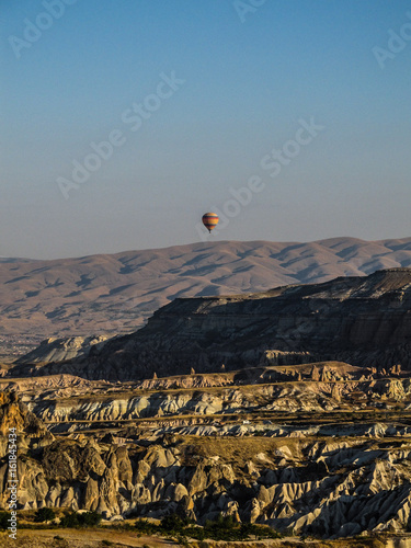 One lonely balloon in Cappadocia, Turkey