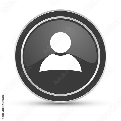 Schwarzer Button - Profil