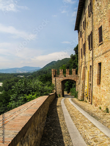 Medieval Italian village Castell'Arquato in Emilia Romagna photo