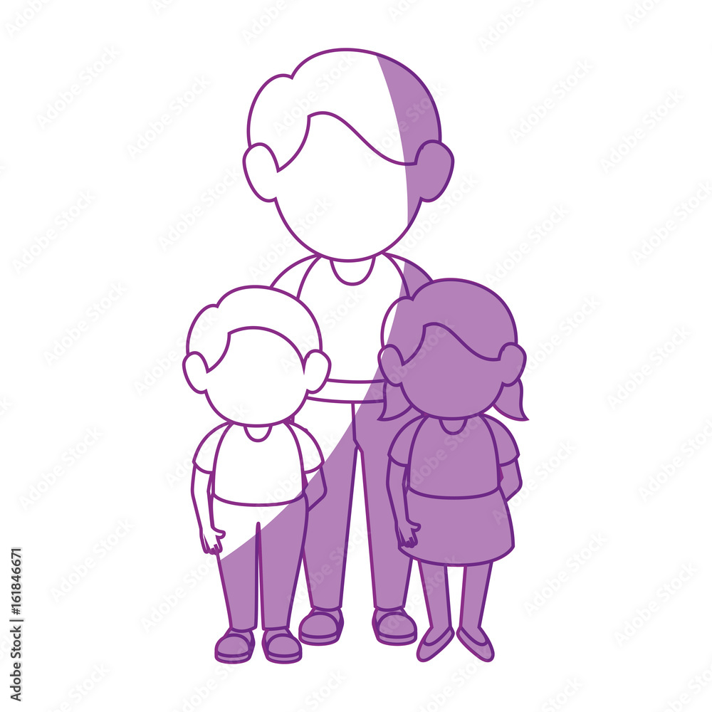 man and boys stand up icon vector illustration graphic design man and boys stand up icon vector illustration graphic design