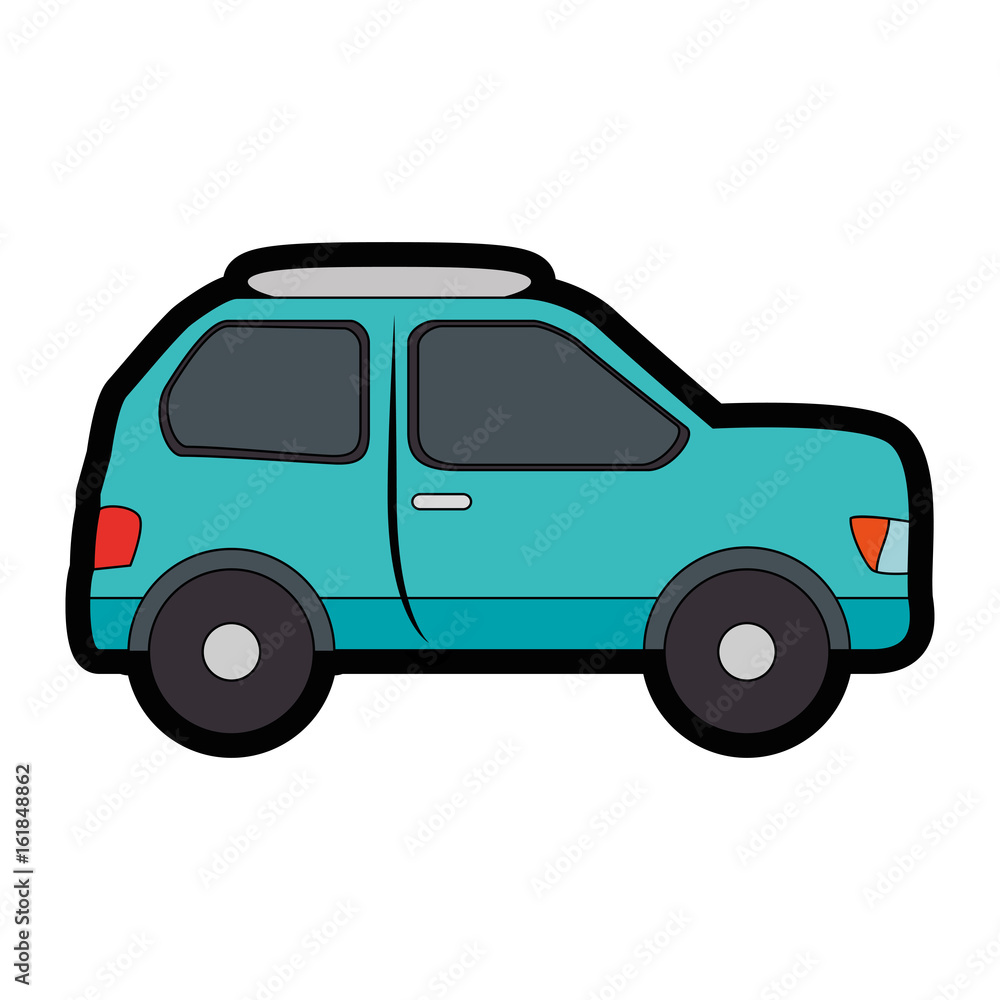 isolated particular car icon vector illustration graphic design